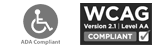 Wcag 2.1 - Ada Compilance